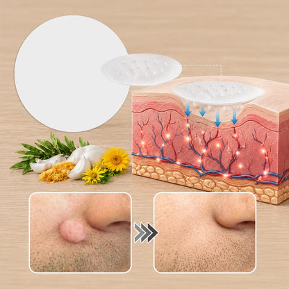 ✨Celviron 2‑in‑1 Microneedle Patch，Remove Skin Tags, Moles, Warts for Face & Body