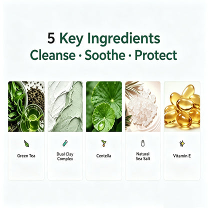 5 Multi-Action Green Tea Clay Mask