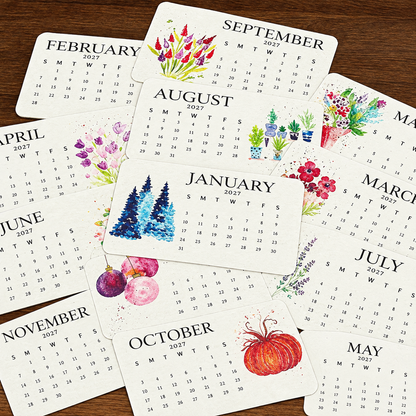 🌱Eco-Friendly Plantable 'Timeless' Seed Calendar 2027 ✨ Plan•Plant•Grow•Enjoy
