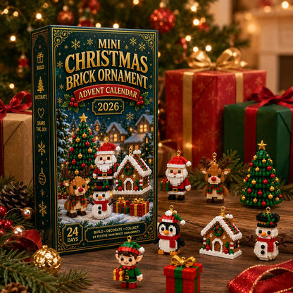 🎅 The Christmas Countdown Everyone Loves! ✨ 24 days of festive surprises in one adorable ornament calendar. Perfect for decorating your tree, gifting loved ones, and creating unforgettable holiday memories.
